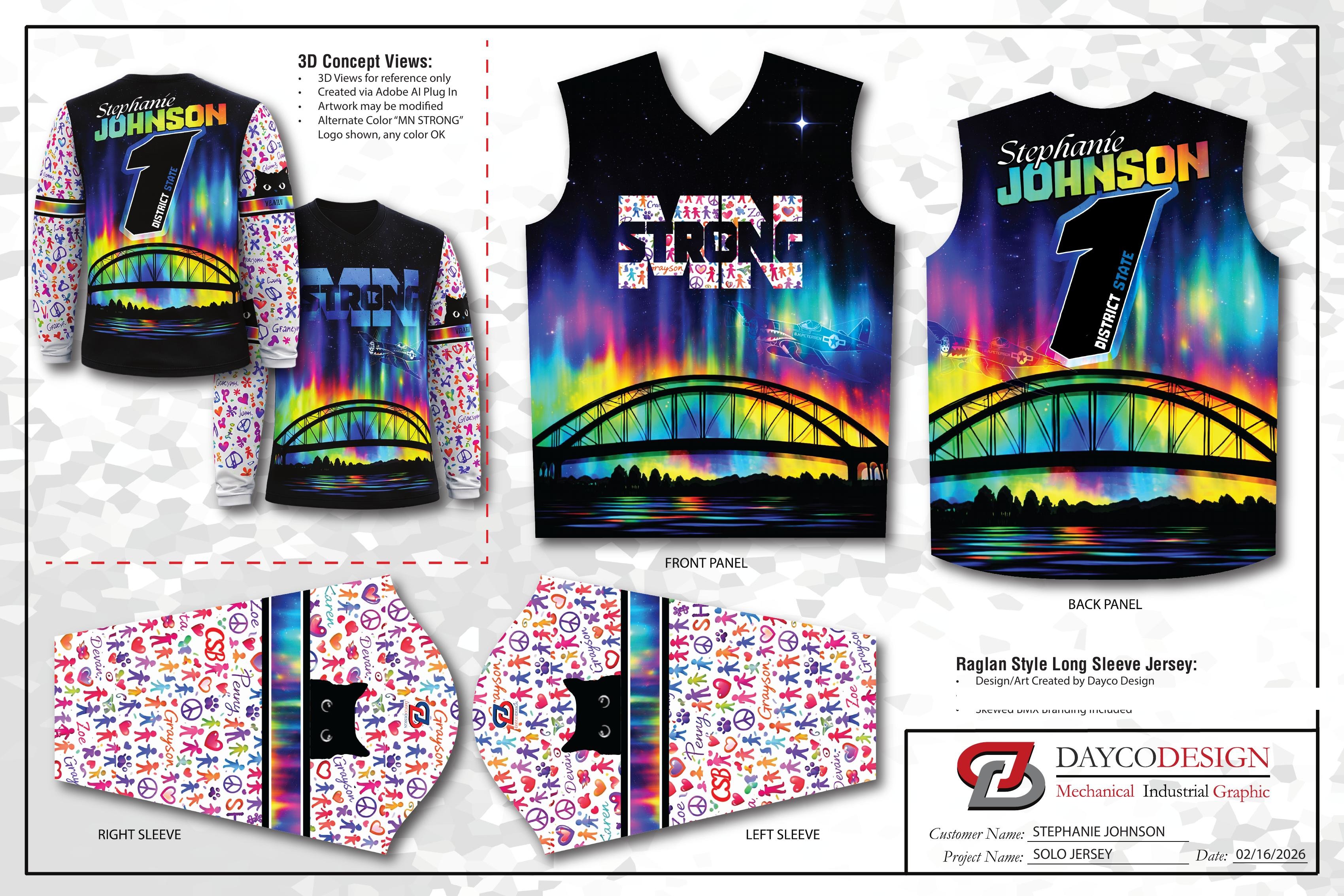 Stephanie Johnson — MN Strong Solo Jersey